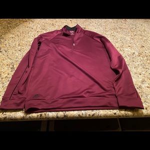 Adidas Golf Pullover-Burgundy-Men’s Medium